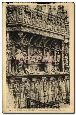 A Catedral de ROUEN - Tumbas dos Cardeais d'Amboise — n°89