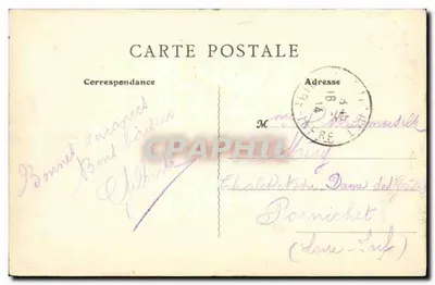 Saint-Valéry-en-Caux — Przylądek w Dniu Burzy — LE LITTORAL (Seine-Inférieure) L. J. — Rewers
