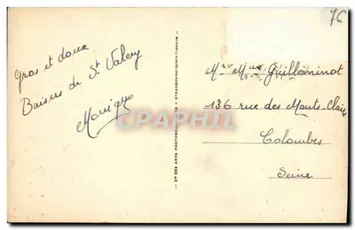 Saint-Valery-en-Caux — O Cais d'Amont — ND. — Verso
