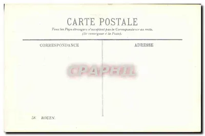 Rouen — Saint-Ouen e a Estátua de Rollon — L.L. (editor) — Verso