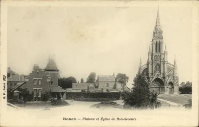 Rouen — Plateau e Igreja de Bon-Secours — B. F., Paris