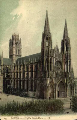 Rouen — A Igreja de São Ouen — LL.