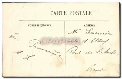 Rouen — Plein van het Stadhuis — Beeld van Napoleon I — LL. — Achterkant