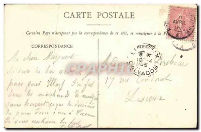 Rouen — O cais de Paris, visto da margem esquerda — V.M. ROUEN — Verso