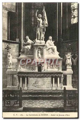 Catedral de Rouen — Altar de Joana d'Arc — C. V. - 182