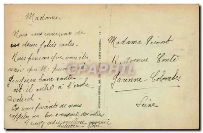 Rouen — A Praça Carnot e a Catedral — NDH — Verso