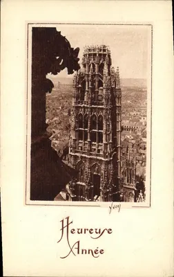 Rouen — Torre do Queijo — Edição de Arte YVON, Paris
