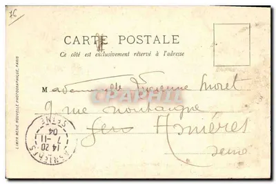 Rouen — Plac i Katedra Świętego Ouena — LL. — Rewers