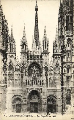 Catedral de ROUEN — A Fachada — ND