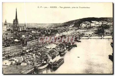 Rouen - Vista geral tirada do Transbordeur — C.V. - 302
