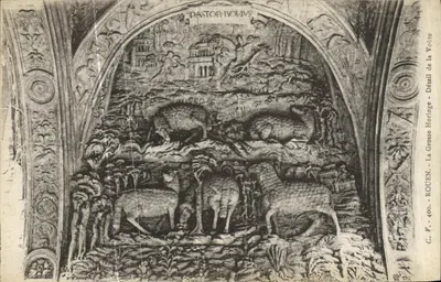 A Grande Relógio - Detalhe da Abóbada - Rouen
