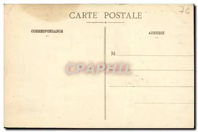 Katedra w Rouen — Widok z Flèche — C.V. 72 — Rewers