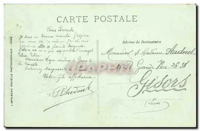 Rouen — A Estátua de Napoleão I — LL. — Verso