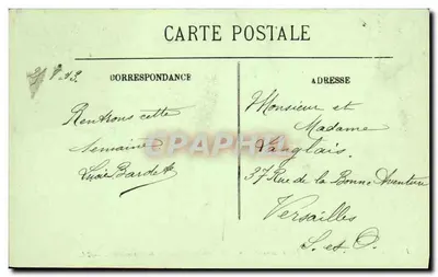 Rouen — Pałac Sądowy zbudowany w 1499 roku (dawniej Sejm Normandii) — LL. — n°10 — Rewers