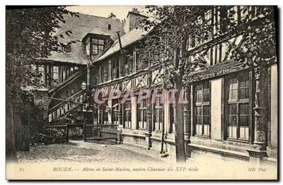 Rouen — Aîtres de Saint-Maclou, antigo Charnier do século XVI — ND Phot