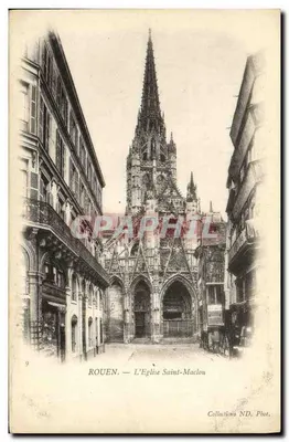Rouen — A Igreja de Saint-Maclou — Collections ND. Phot.