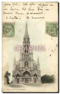 Igreja de Bon-secours em Rouen — vista frontal — editor anônimo, número de série não visível