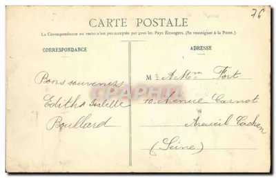 Rouen — Le Port et le Transbordeur — C.V. 299 — Rewers