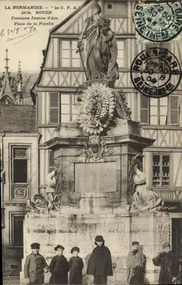 A Normandia — Rouen — Fontaine Jeanne d'Arc — a C.P.A. — n°2104