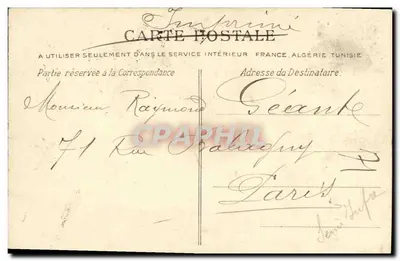 A Normandia — Rouen — Fontaine Jeanne d'Arc — a C.P.A. — n°2104 — Verso