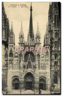 Catedral de ROUEN — A Fachada — ND Pbot.