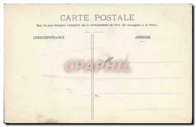Bilhete postal antigo Environs de Rouen La Bouille Estátua de São Miguel Antigo hotel Saint Michel ou coucha Louis XI — Verso