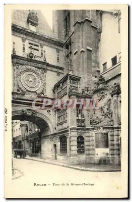 Rouen — Tour de la Grosse-Horloge — B. F., Paris
