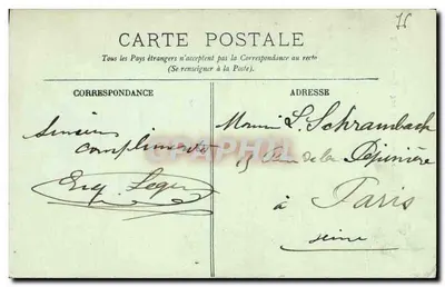 Rouen — La Tour de Jeanne d'Arc — LL. n°26 — Verso