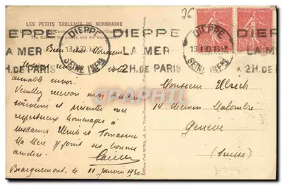 Kasyno w Dieppe — Espagnade — Wydawnictwo Sztuki MONA — Rewers