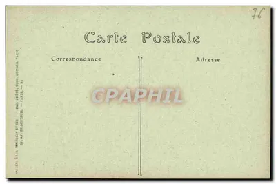 Rouen — A Igreja de São Ouen — Imp. Crété, Paris — Verso