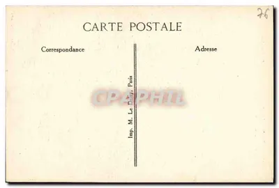 ROUEN — Flecha da Catedral — Marcel Raitre em Rouen — Verso
