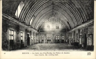 Rouen — A Sala dos Passos Perdidos do Palácio de Justiça — JND Fot.