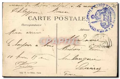 Rouen — Kaszern Philippon (wewnętrzna strona) — Wyd. E. Deley, Paryż, nr 675 — Rewers