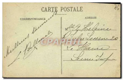 Rouen — Pont Boieldieu — C. V. 254 — Verso