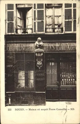 Rouen — Casa onde nasceu Pierre Corneille — ND.