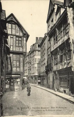 Rouen — Velhas Casas — Rue St-Romain