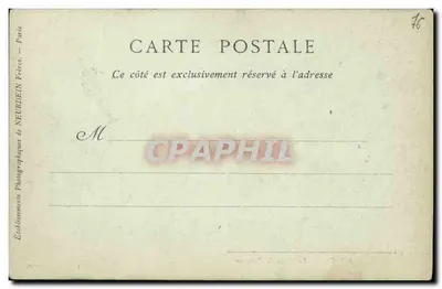 Rouen — O Museu de Pintura — Coleções ND Fot. n°136 — Verso