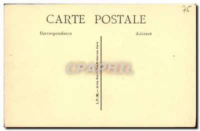 Rouen – Antigo Arcebispo – Parte gótica — Edição M. F., Paris — Verso