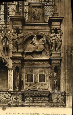 Catedral de Rouen — Túmulo de Louis de Brézé — C.V. 117