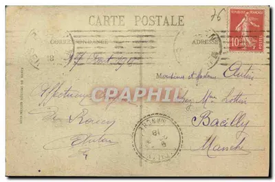 A Catedral de ROUEN — Conjunto — C.P. - 139 — Verso