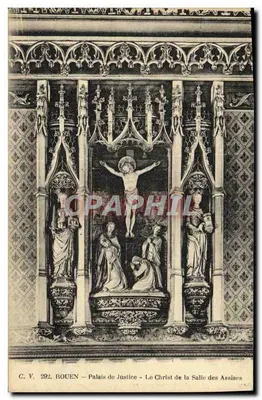 Rouen – Palácio da Justiça – Cristo da Sala dos Assises