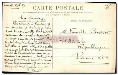 Rouen - Katedra. Schody Książąt — Graphil, nr 125 — Rewers