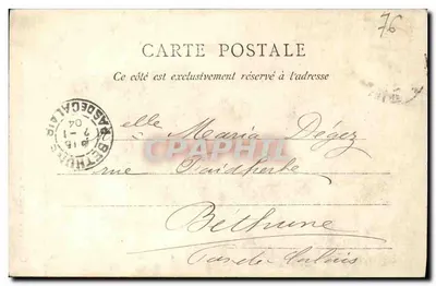 Rouen — Fontanna Wielkiego Gościnca — C.L.C. — Rewers