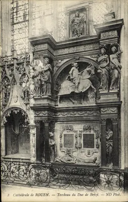 Catedral de ROUEN — Túmulo do Duque de Brézé — ND Pbot.