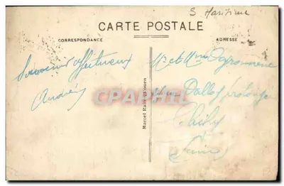 Rouen S.-Inf. - Bonsecours - Wnętrze kaplicy - Ołtarz — Rewers