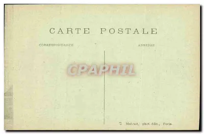 Vincennes — Interior do Forte, A Capela — Detalhe das esculturas — E.M. n°4538 — Verso