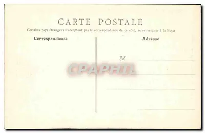 Castelo de Vincennes - Portal da Capela — B. F., Paris — Verso