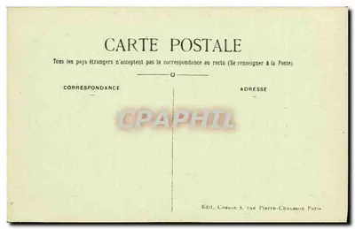 Paris-Montmartre — A Casa de Henri IV, rua Saint-Vincent — C. M. n°759 — Verso