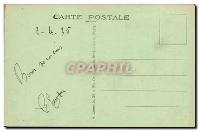 PARIS — A Escada do Ópera — A. L. — Verso