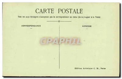 Estatua de Carlos Magno — Paris (4º arrondissement) — Edição Artística C. M. — Verso